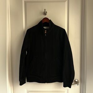 COMFORTABLE FIVE FOUR COTTON JACKET | BLACK SIZE SMALL (FITS LIKE MEDIUM)